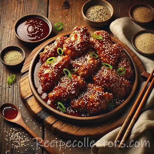 Asian Fusion Grilled Chicken Delight on rustic wooden table