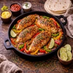 Chicken Fajita Skillet with Peppers and Onions