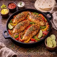 Chicken Fajita Skillet with Peppers and Onions