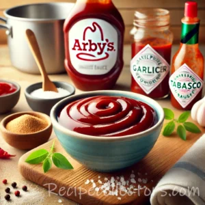 Smokehouse BBQ Sauce and homemade BBQ sauce in a glass jar ready for burgers, ribs, chicken, and barbecue recipes.