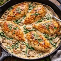 Caramelized Pineapple Chicken with juicy chicken thighs, caramelized pineapple, and a glossy sweet-savory sauce in a skillet.