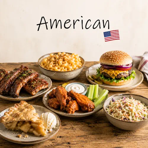 American recipes featuring barbecue comfort food burgers and classic family meals